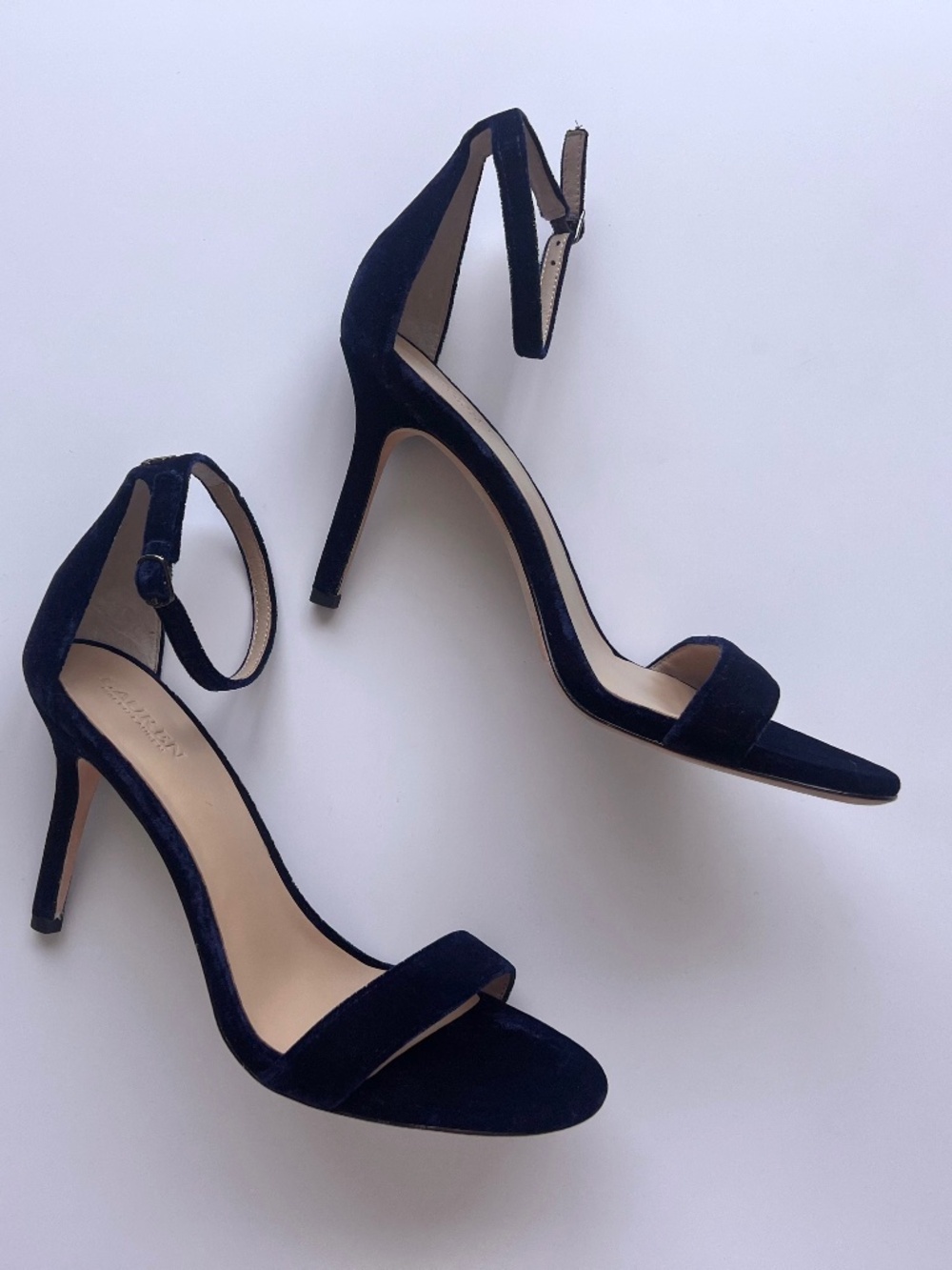 LAUREN RALPH LAUREN Allie Heels in Navy Blue
